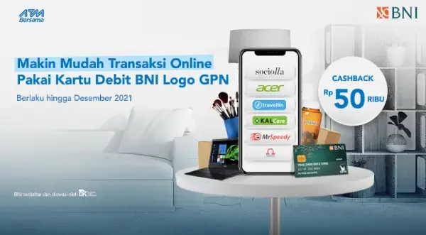Makin Mudah Transaksi Online Pakai Kartu Debit BNI Berlogo GPN | ATM ...